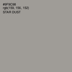 #9F9C98 - Star Dust Color Image